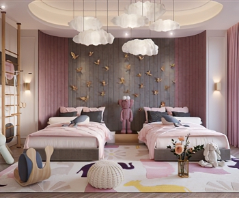Nordic Style Girl's Room Daughter's Room-ID:722884891