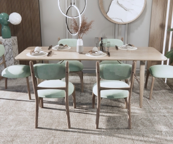 Modern Dining Table And Chairs-ID:817085986