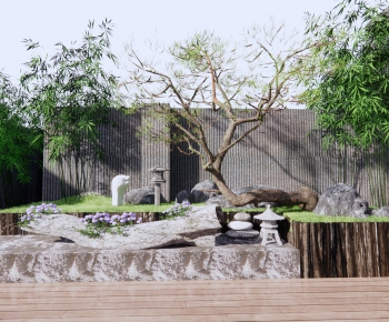 New Chinese Style Courtyard/landscape-ID:400615936