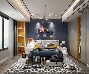 Modern Children's Room-ID:664926058