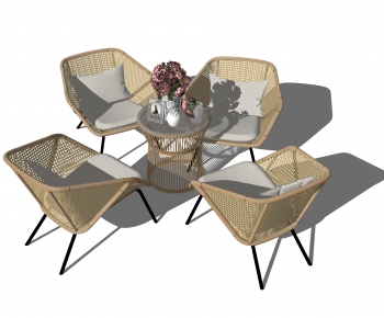 Nordic Style Leisure Table And Chair-ID:316875936