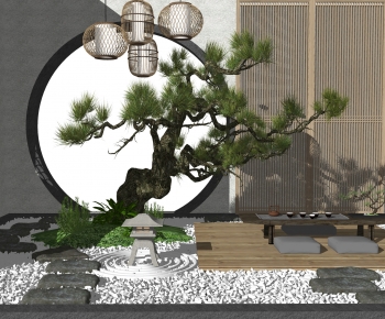 New Chinese Style Garden-ID:599987037