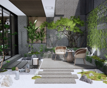 New Chinese Style Courtyard/landscape-ID:505323899