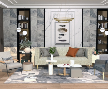 Modern A Living Room-ID:591209899