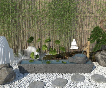 New Chinese Style Garden-ID:256844042