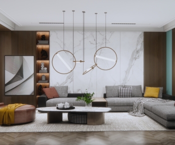 Modern A Living Room-ID:186749947