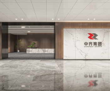 New Chinese Style Office Reception Desk-ID:805430897