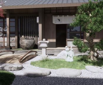 Japanese Style Courtyard/landscape-ID:291167028