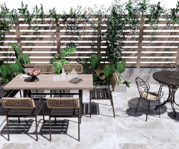 Nordic Style Outdoor Tables And Chairs-ID:355437994