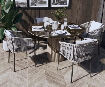 Modern Dining Table And Chairs-ID:743000981