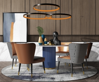 Modern Dining Table And Chairs-ID:351005084