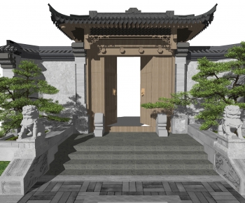 Chinese Style Facade Element-ID:379714978