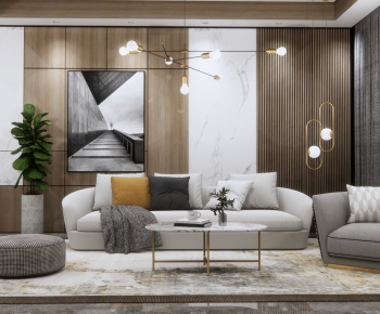 Modern A Living Room-ID:644962071
