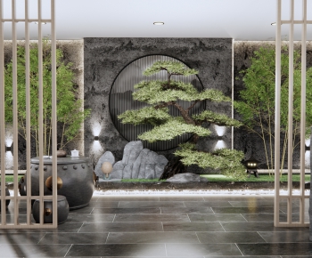 New Chinese Style Courtyard/landscape-ID:697978976