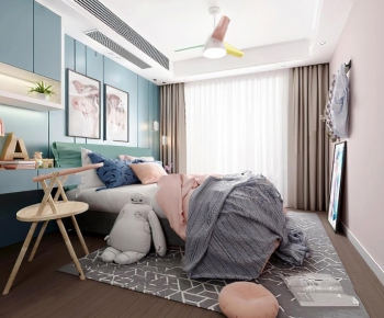 Nordic Style Girl's Room Daughter's Room-ID:385730369