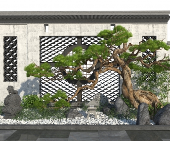 New Chinese Style Garden-ID:392398121