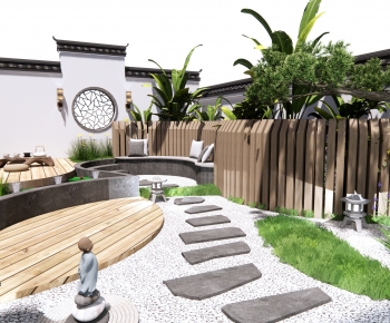 New Chinese Style Courtyard/landscape-ID:197638991