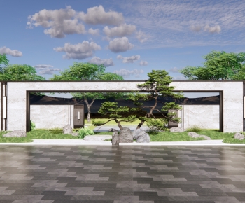 New Chinese Style Garden-ID:429651028