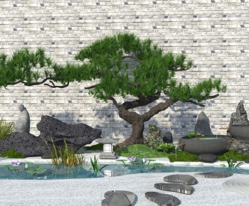 Chinese Style Garden-ID:858067046