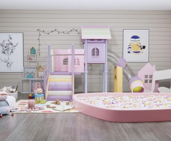 Nordic Style Children's Room Activity Room-ID:550496105