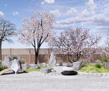 Japanese Style Courtyard/landscape-ID:558125972