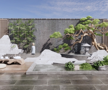 New Chinese Style Garden-ID:721955062