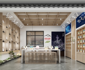 New Chinese Style Retail Stores-ID:671772964