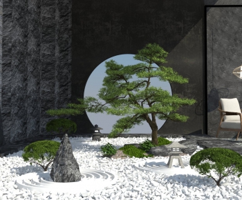 New Chinese Style Garden-ID:392030952