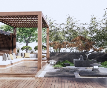 New Chinese Style Courtyard/landscape-ID:903850089