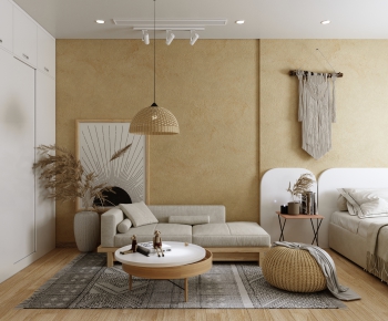 Wabi-sabi Style A Living Room-ID:117670062