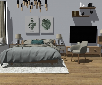 Nordic Style Bedroom-ID:102938895