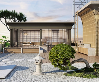 Japanese Style Courtyard/landscape-ID:253200056