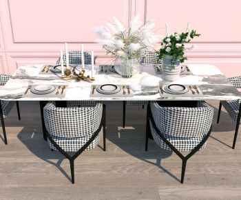 Modern Dining Table And Chairs-ID:911561016