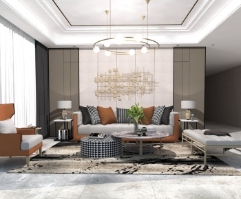 Modern A Living Room-ID:432131052