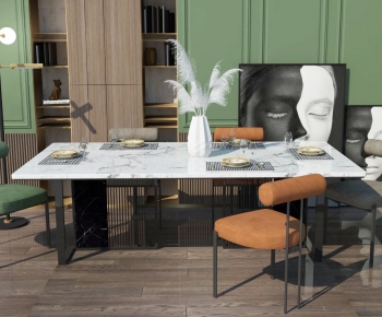 Modern Dining Table And Chairs-ID:863889937