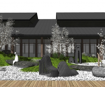 Japanese Style Courtyard/landscape-ID:428605089