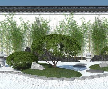 New Chinese Style Garden-ID:667296891