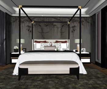 New Chinese Style Bedroom-ID:788552052