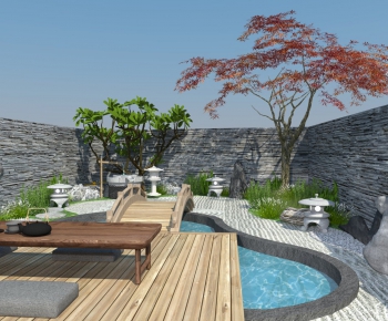Japanese Style Courtyard/landscape-ID:385575064