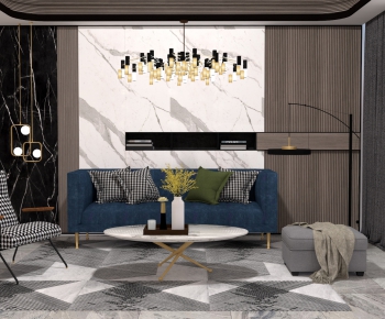 Modern A Living Room-ID:557851087