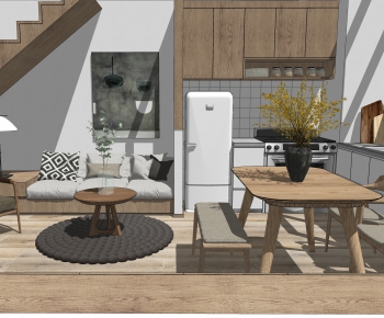 Nordic Style A Living Room-ID:749083048