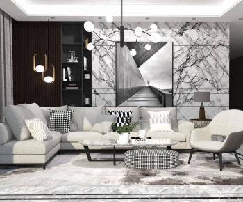 Modern A Living Room-ID:468583114