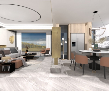 Modern A Living Room-ID:128798965