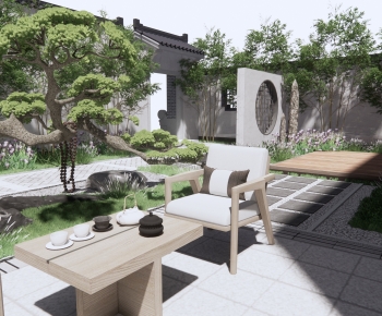 New Chinese Style Courtyard/landscape-ID:998248103