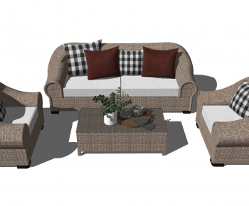 Southeast Asian Style Sofa Combination-ID:163530119