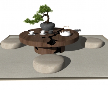 New Chinese Style Tea Tables And Chairs-ID:119790086