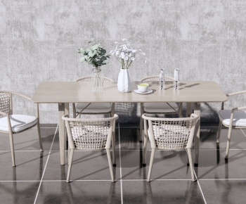 Nordic Style Dining Table And Chairs-ID:188167101