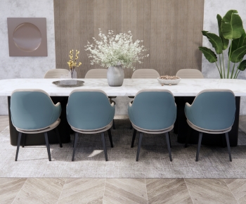 Modern Dining Table And Chairs-ID:652170902