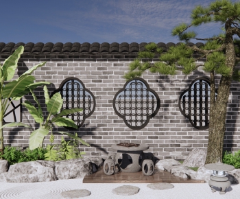 New Chinese Style Garden-ID:124928953