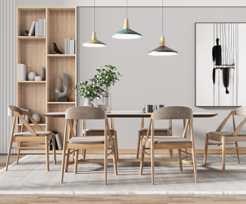 Nordic Style Dining Table And Chairs-ID:531511079